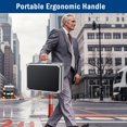 thumbnail image 3 of Aluminum Locking Briefcase (13.2"x10"x3.1") - Heavy Duty Clipboard with Storage & Combination Lock, 3 of 6