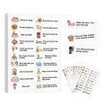 thumbnail image 1 of Fun English Word Sticker Multifunctional Vocabulary Sticker Adhesive Word Labels for Preschool Classroom Homeschooling Multicolor, 1 of 4