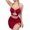 Red, variant on Underwear for Women Charming Pajamas Erotic Pure Hot Split See Through Comfortable Clothes Sleepwear Babydoll Women's Lingerie,Black