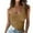Brown, variant on Summer Tank Tops for Womens Solid Tank Sleeveless U-Neck Base Shirt Summer Casual Workout Tees Top