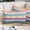 Orange, variant on Yellow Grey Geometric Pillow Covers, Linen Long Throw Pillow Case, Boho Vintage Country Flowers Leaves Holiday Pillow Protector Decorative Cushion Cover for Living Room/Bedroom 24" x 36"