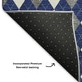 thumbnail image 5 of Addison Rugs Mayfield Premium Machine Washable Transitional Holiday Navy Rectangle Rug, 8' x 10', 5 of 7