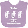 thumbnail image 3 of Inktastic Funny Tuba Player Music Joke Boys or Girls Baby Bib, 3 of 4