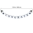 thumbnail image 4 of unbranded Banderín Decorativo Color Negro Para Fiesta De Graduación Estilo Birrete Y Mensajes De Felicitación, 4 of 6