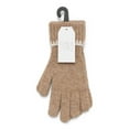thumbnail image 2 of Time and Tru Women's Whipstitch Gloves, One Size, Tan, 2 of 3