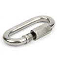 thumbnail image 3 of Lefu Carabiner Quick Link Strap Connector Steel Chain Repair Shackle D-Shape Rigging, 3 of 8