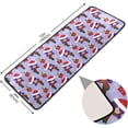thumbnail image 2 of Dreamtimes Christmas Cute Girl Hallway Runner Rug 2'x6' Kitchen Rug with Rubber Backing Winter Snowflake Non Slip Entryway Rug Runner Washable Soft Area Rug for Hallway Bedroom Kitchen Decor, 2 of 6