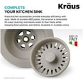 thumbnail image 3 of Kraus PST1-BR Kitchen Sink Basket Strainer, Brown, 3 of 5