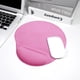thumbnail image 5 of Alfombrilla de ratón con soporte para muñeca, reposamuñecas ergonómica para aliviar el dolor, color rosa, 5 of 6