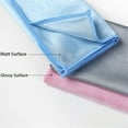 thumbnail image 4 of 5 Pack Glass Cleaning Cloths,Bexikou Microfiber Cloths for Glass,Quickly Clean Windows, Mirrors, Glasses, Cars Screen, Camera, Blue, 4 of 8