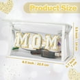 thumbnail image 2 of 2ooya MOM Makeup Bag Gifts for Mom Mothers Day,Storage Bag for Travel, Transparent Zipper Bag,White,1pack, 2 of 9