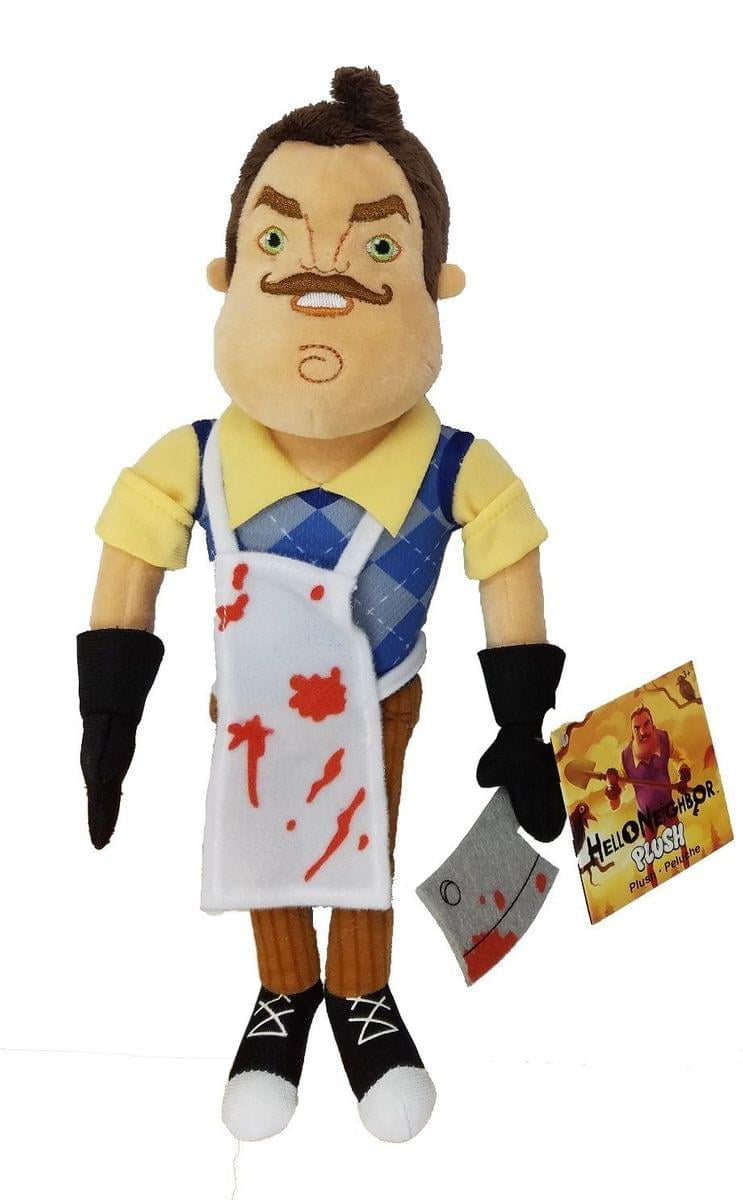 Hello Neighbor 10" Plush: The Neighbor with Apron & Cleaver | Walmart ...
