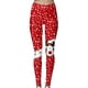 thumbnail image 1 of Leggings navideños cintura Regular ajustado ajuste claro Impresión Digital divertido Patten mujeres Casual Navidad pantalones ajustados BFY031 M, 1 of 6