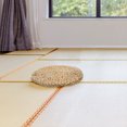 thumbnail image 3 of Cojín Estera plana de paja Cojines de piso Asientos para adultos Cojín circular Almohada japonesa Tapetes redondos Cojín tejido de paja Cojín de asiento redondeado simple Estera de asiento tejida, 3 of 5