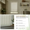 thumbnail image 2 of LazBlinds Cordless Bamboo Blinds, Bamboo Roll Up Shades for Windows, Light Filtering Hanging Window Blinds, Bamboo Shades for Patio Indoor/Outdoor Porch, 36'' W x 64'' H, Whitewash B, 2 of 6