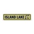 thumbnail image 2 of Lake Arrow Novelty Sign, Metal Wall Decor - 4x18 inches, 2 of 4