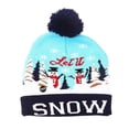 thumbnail image 2 of Colorful Light-up Knitted Hat Add Great Christmas Vibe Party Outfit Cloth Matching, 2 of 2