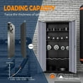 thumbnail image 4 of STANI Metal Garage Storage Cabinet with 2 Doors and 5 Adjustable Shelves - 71" Steel Lockable File Cabinet,Locking Tool Cabinets for Office,Home,Garage,Gym,School (Gray Black), 4 of 6