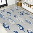 thumbnail image 7 of JONATHAN Y AMALFI COAST 5 x 8 Area Rug, Algarve Fish - Gray/Navy, AMC114B-5, 7 of 7