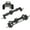 Black, variant on Yajisi Front Rear Axles Aluminum Alloy Upgrade Parts 4 Wheel RC Axles for MN 90 99S Series Silver Replacement Accessory 5.7 inches / 14.5 cm[cite: 1]