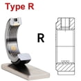 thumbnail image 3 of 42CrMo Precision R-Type Radial Lock Nut Lock Nut CNC Machine Tool Screw Screw Bearing Anti-Return Anti-Loose Round Nut R-M6 M8 ,Easy to Use, 3 of 3