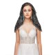 thumbnail image 3 of Church Veil Mantilla Latin Mass Veils Floral Lace Short Scarf Head Covering, 3 of 4