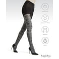 thumbnail image 6 of MeMoi Selbu Sky Geometric Sweater Tights - Womens - Female (Medium/Large, Black), 6 of 7