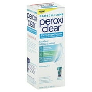Bausch + Lomb PeroxiClear, 3% Hydrogen Peroxide Cleaning and Disinfecting Solution for Contact Lenses, 12 fl oz