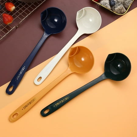 

Vnanda Oil Separator Soup Ladle Gravy Food Fat Separator Skimmer Spoon Grease Strainer Separater Hot Pot Oil Filter Spoon For Home Kitchen And Cooking Soup Colander