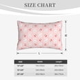 thumbnail image 3 of Fotbe Rabbit And Cherry Pillow Cases - Envelope Closure - Luxury, Extra Soft, Cooling Pillow Covers - Wrinkle, Fade, Stain Resistant-14"x20", 3 of 8
