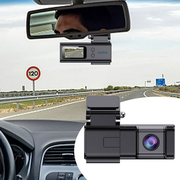 EGNMCR Vehicle Camera New 2K Exquisite And Compact Dash Cam Trajectory Playback WIFI High-definition Night Vision Car Front And Rear Dual Lens Recording DVR Dash Cam
