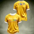 thumbnail image 3 of GrmtClth We the People Means Everyone Printing Shirts Pride Month Rainbow Color Blocking Tops Casual American Flag Tee Quick Dry Unisex Short Sleeve Wear Yellow S, 3 of 3