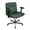 Green, variant on Porfeet Height Adjustable Office Chair, 360-Degree Swivel Drafting Chair, with Backrest and Foot Rest, 220lbs Load-Bearing, Ergonomic Rolling Computer Chair for Home Office Studio Dental Salon,Black