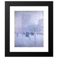 thumbnail image 2 of Childe Hassam 12x14 Black Modern Framed Museum Art Print Titled - Late Afternoon, New York, Winter, 2 of 5