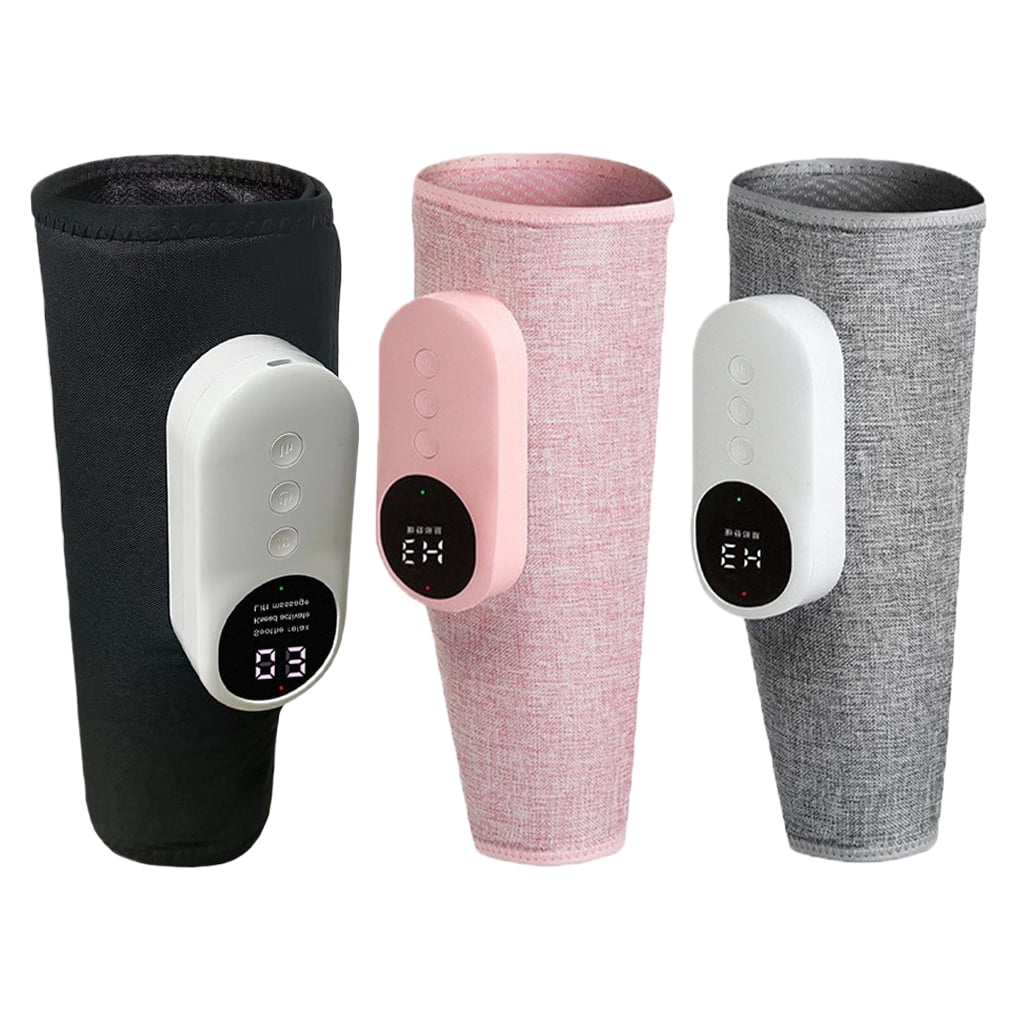 Baohd Masseur de Jambes à Pression Réglable, Soulagement Musculaire Personnalisable, Masseur de Jambes à Pression d'Air à Vitesses Multiples, Rose