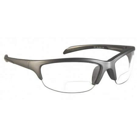 Ultimate Bifocal Safety Glasses with Polycarbonate Clear Lens +1.5 Power Diopter
