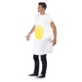 thumbnail image 4 of Egg Costume Adult White Yellow Comedy Clown One Size Unisex Fancy Dress Party Book Week Halloween, 4 of 6