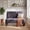 Grey, variant on Andeworld Upholstered Loveseat Sofa, Faux Leather Modern 2-Seater Couch, Button-Tufted Back Bench for Living Room, Bedroom, Blue