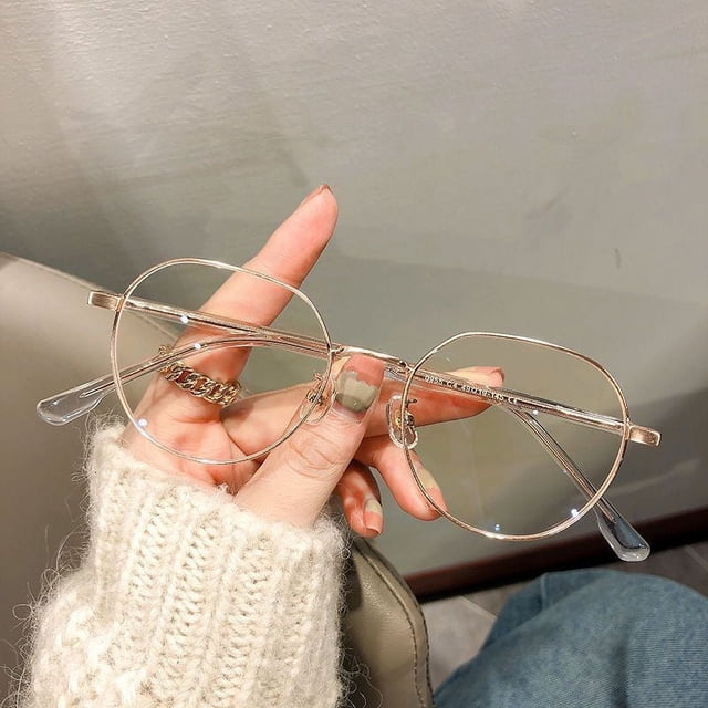 Adecuado para cara pequeña, montura de gafas para miopía multilateral, montura pequeña femenina, adecuada para múltiples escenarios, montura de gafas antiradiación de rayos azules