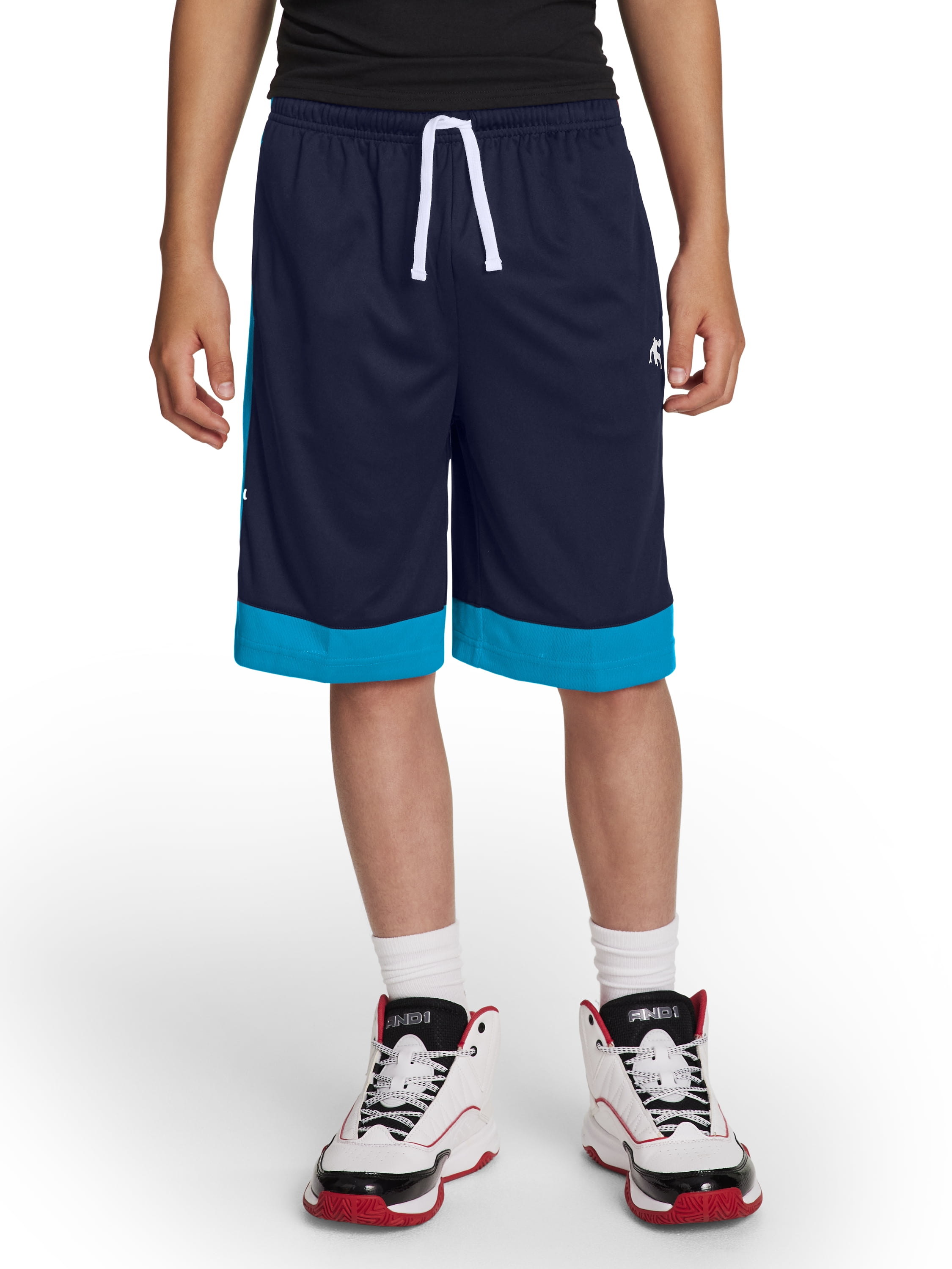 AND1 Boy's Athletic 2-Pack Basketball Short, Sizes 4-18