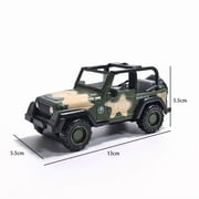 Simulation Military Armed Tank Helicopter Armored Vehicle Ambulance Truck Pull Back Car Children's Toy Model Alloy Metal+plastic