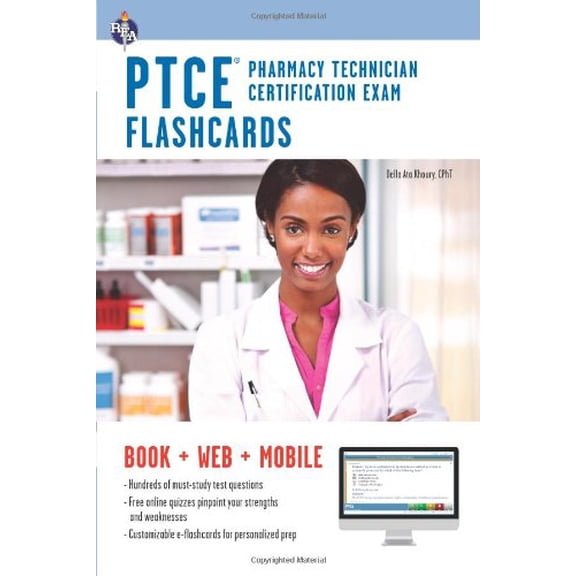 Pre-Owned Ptce - Pharmacy Technician Certification Exam Flashcard Book   Online (Paperback) 0738610542 9780738610542