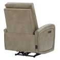 thumbnail image 3 of CHITA Electric Power Recliner, Zero Wall Hugger Recliners RV Recliners for Small Space Living Room, Faux Leather Single Sofa Chair with Adjustable Headrest USB&Type-C Charge, Grey, 3 of 15
