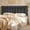 Gray, variant on Pinmoco Full Size Upholstered Headboard with Adjustable Height, Memory Foam Cloud-Shaped Ergonomic Design, Teddy Fleece Beige