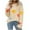 Beige, variant on WRKEKC Women's Velvet Soft Knit Pullover Sweater Stars Print Crewneck Long Sleeve Casual Plush Cozy Basic Tops Womens Sweater