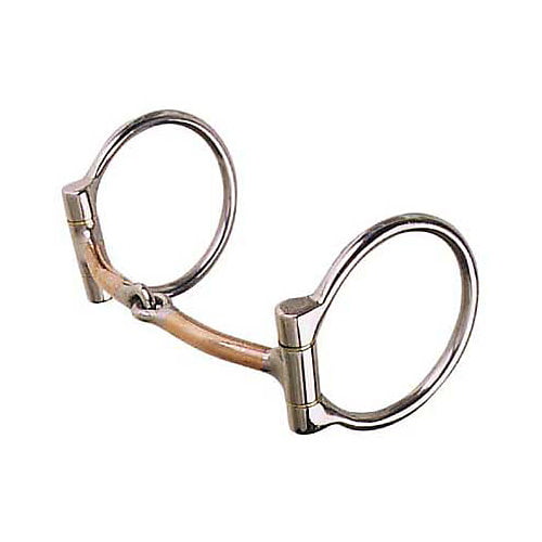 FEELING Stainless Steel Single Joint D DEE RING Snaffle Bit FREE DELIVERY 