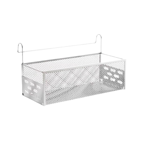 Estante para cama de dormitorio, cesta de almacenamiento colgante para dormitorio, estante organizador simple para litera Blanco