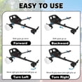 thumbnail image 5 of Hoverboard Seat Attachment Go-Kart Fits 6.5”/8”/10” Hoverboards, Hover Cart for Kids , Accessory for Self Balancing Scooter, Black, 5 of 9