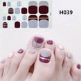 thumbnail image 1 of PVCS Foot Stickers Foot Nail Stickers Waterproof For Female DIY Nail Decoration Art, 1 of 2