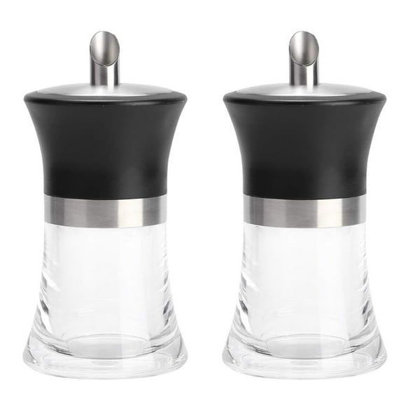 Dinheiro Sugar Jar Dispenser, Household 100ml Acrylic Sugar Jar Container Sugar Shaker with Stainless Steel Nozzle Sugar Bottle for Spoon Measuring Pour Home Kitchen Utensil Accessories
